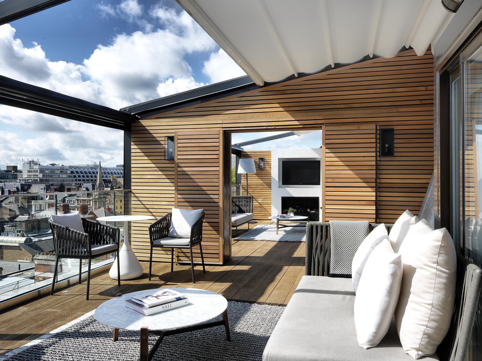 The Marylebone Hotel Londra Esterno foto The rooftop terrace